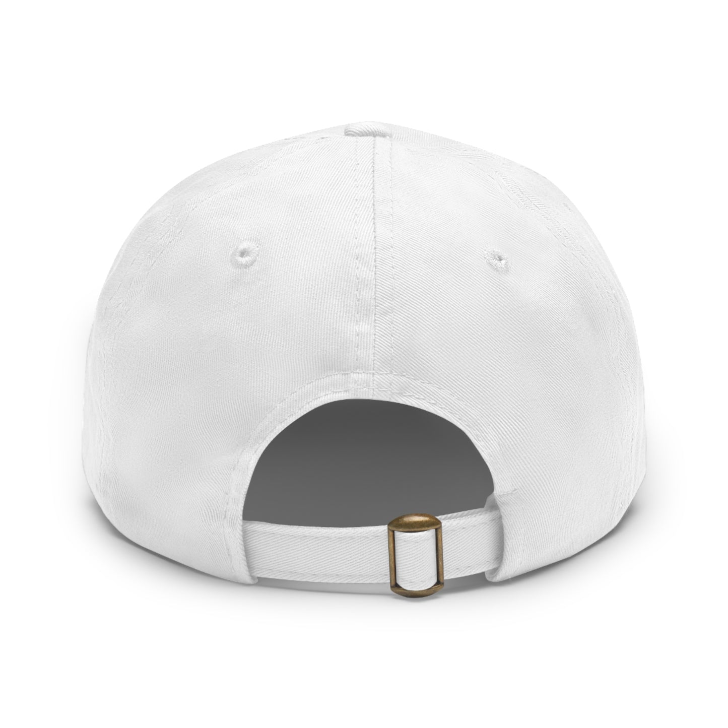 ANYONE CAN SUCCEED Dad Hat with Rectangular Leather Patch