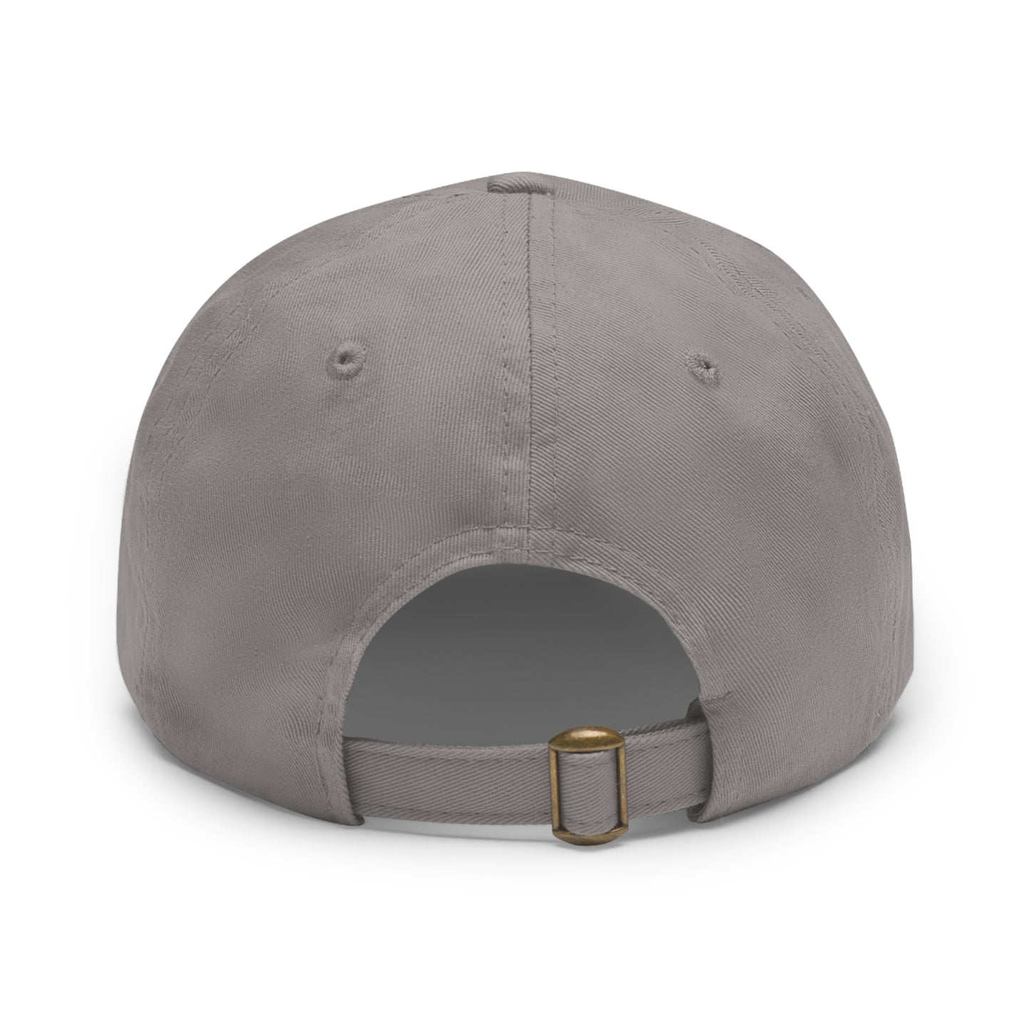 ANYONE CAN SUCCEED Dad Hat with Rectangular Leather Patch