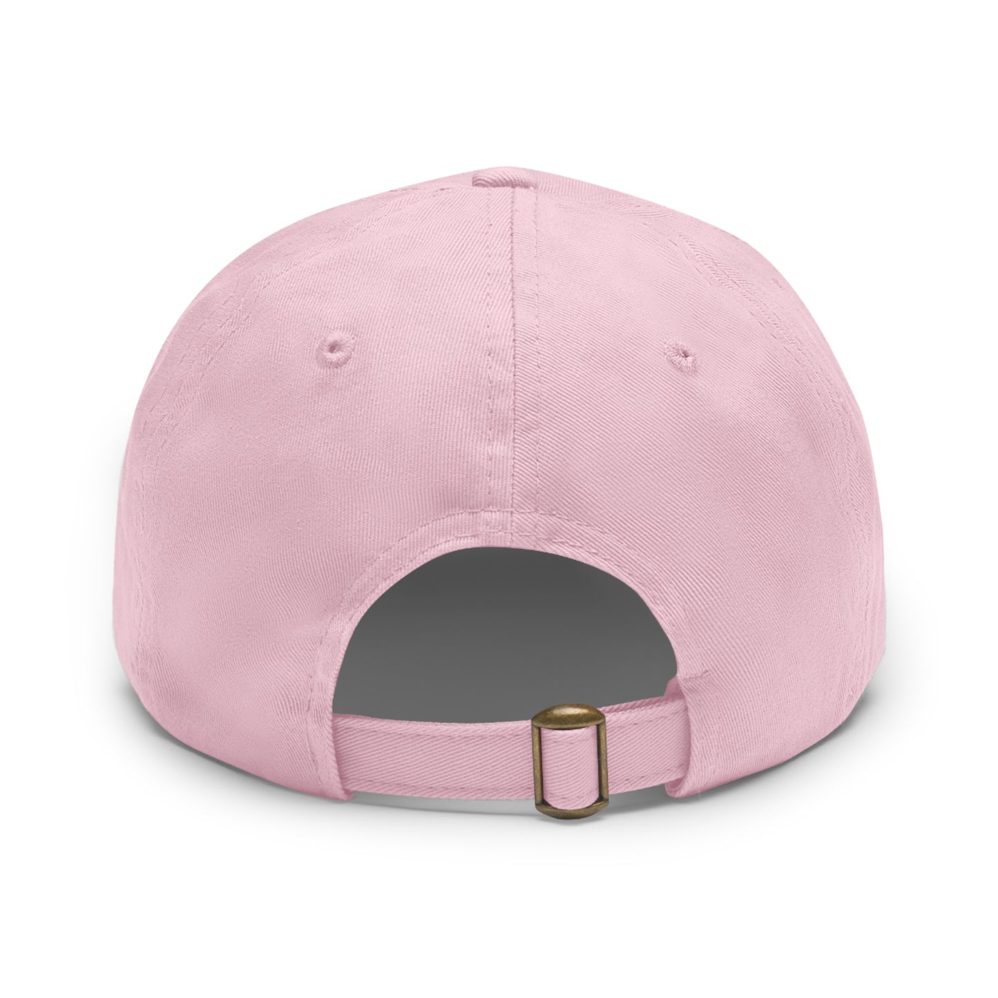 ANYONE CAN SUCCEED Dad Hat with Rectangular Leather Patch