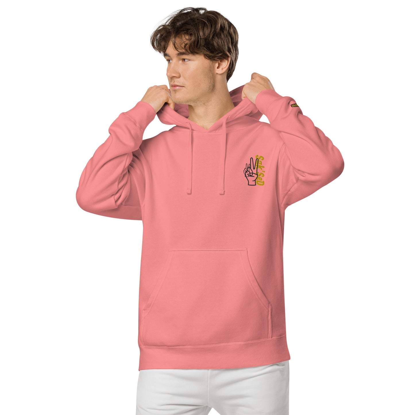 "Elevate Your Style with the Unisex Pigment-Dyed Hoodie by ANYONE CAN SUCCEED QUALITY."