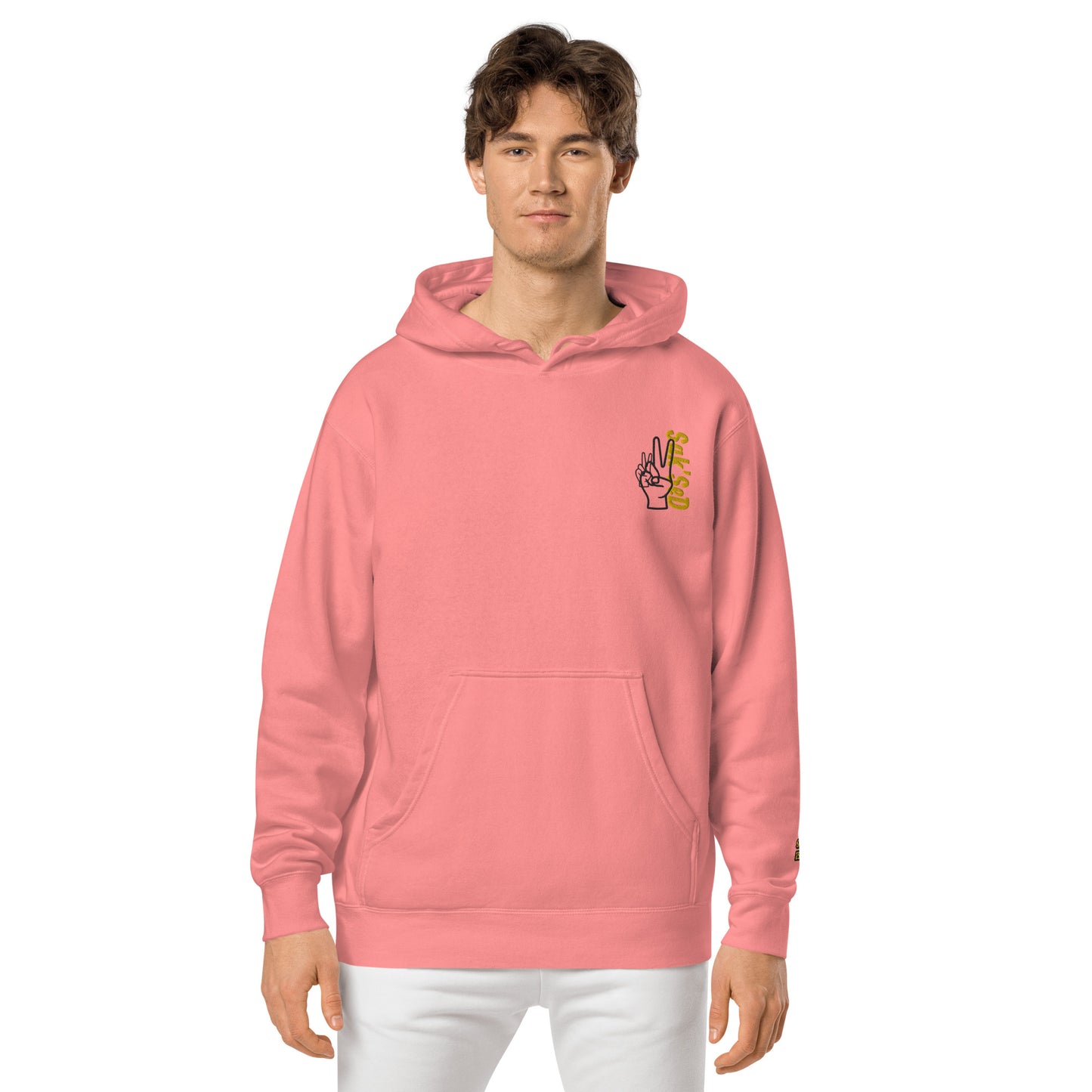 "Elevate Your Style with the Unisex Pigment-Dyed Hoodie by ANYONE CAN SUCCEED QUALITY."