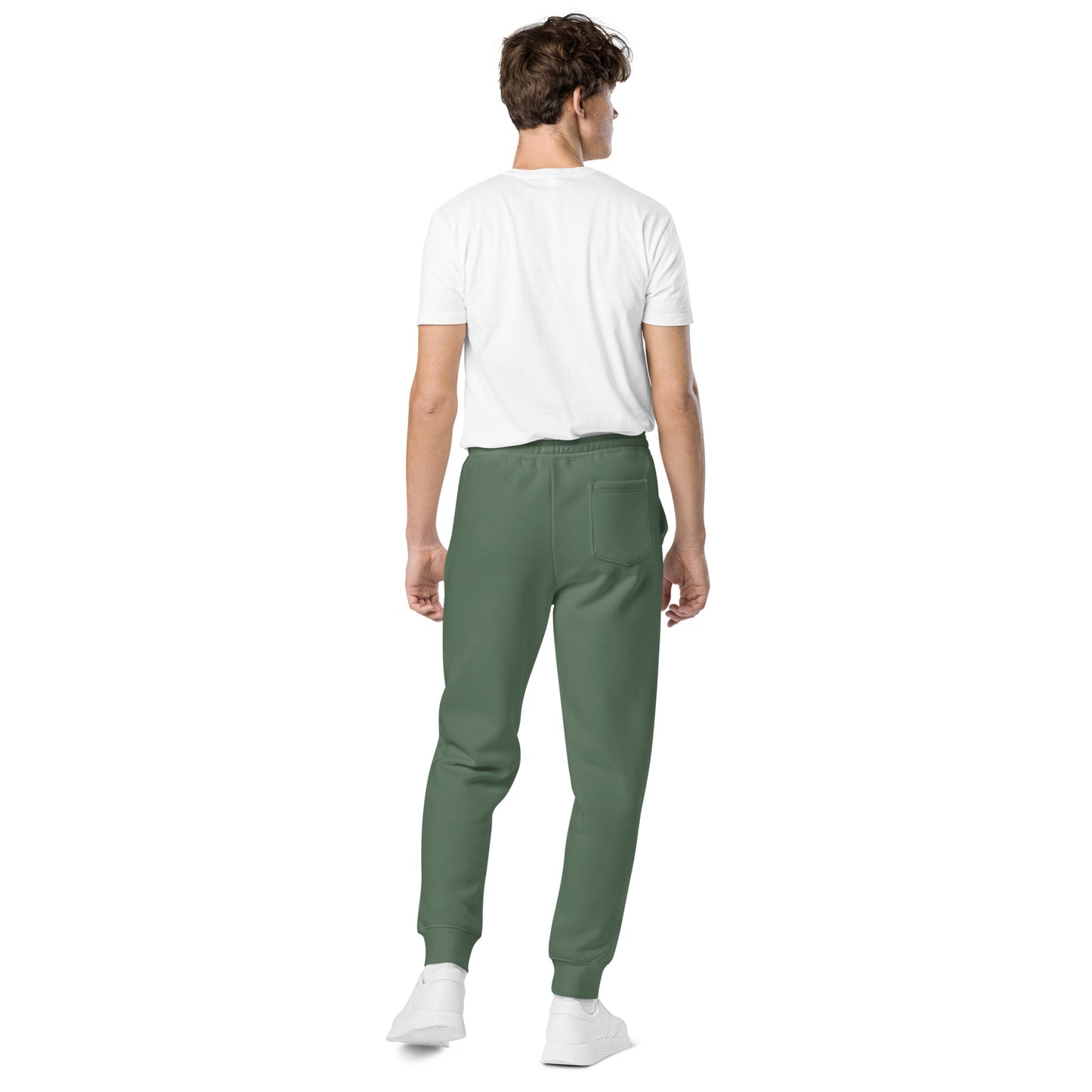 "Introducing the High-Quality Unisex Pigment-Dyed Sweatpants by ANYONE CAN SUCCEED QUALITY."