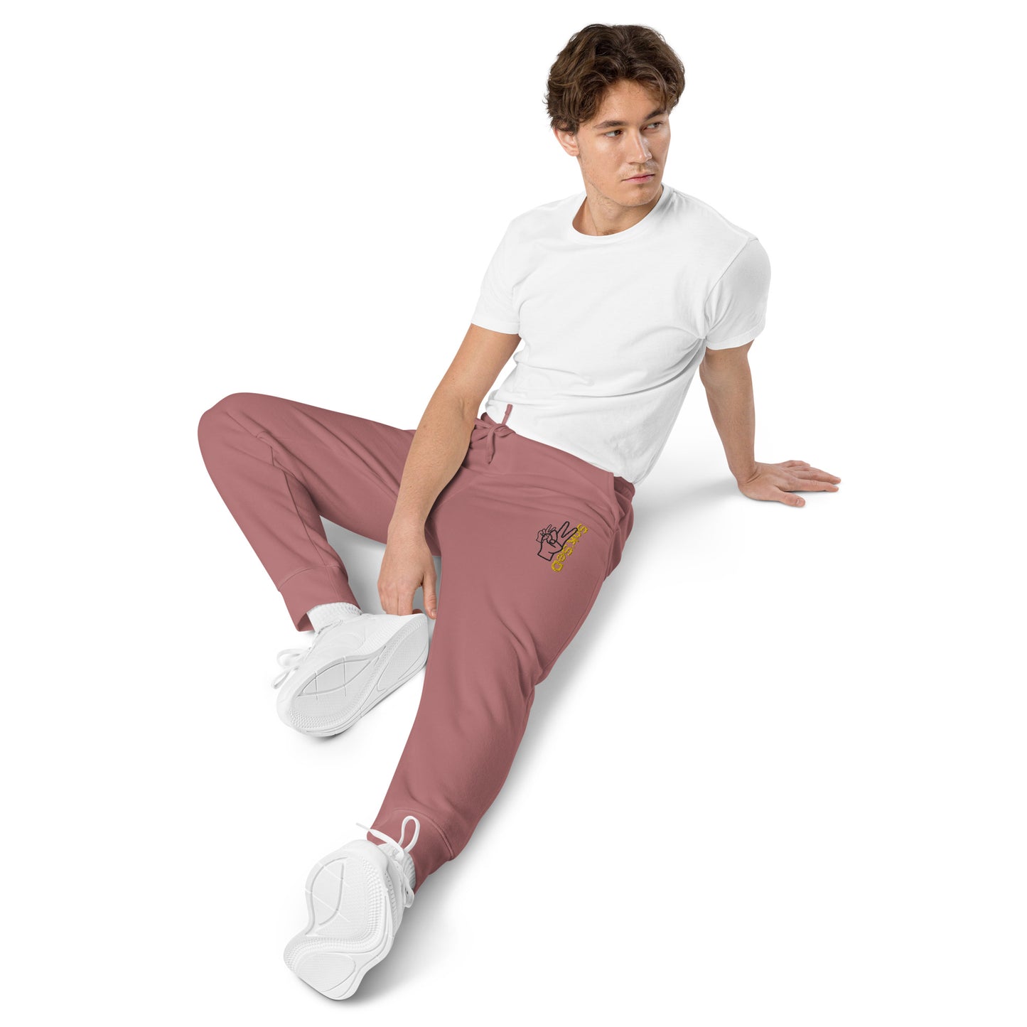 "Introducing the High-Quality Unisex Pigment-Dyed Sweatpants by ANYONE CAN SUCCEED QUALITY."