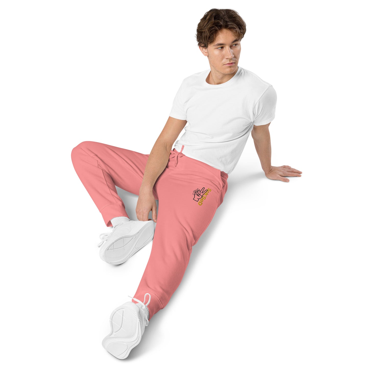 "Introducing the High-Quality Unisex Pigment-Dyed Sweatpants by ANYONE CAN SUCCEED QUALITY."