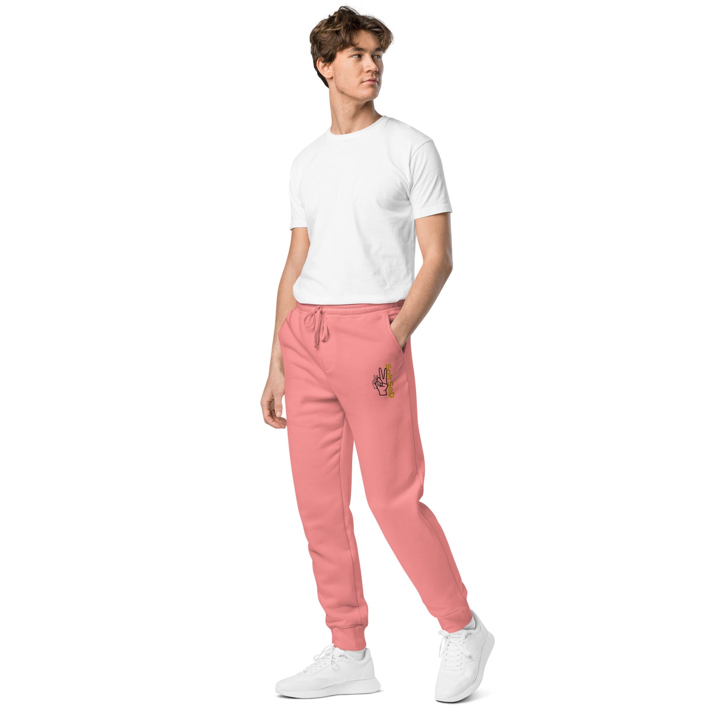 "Introducing the High-Quality Unisex Pigment-Dyed Sweatpants by ANYONE CAN SUCCEED QUALITY."